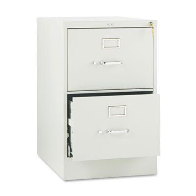 HON® 510 Series Vertical File, 2 Legal-Size File Drawers, Light Gray, 18.25