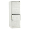 HON® 510 Series Vertical File, 4 Legal-Size File Drawers, Light Gray, 18.25" x 25" x 52" Vertical File Cabinets - Office Ready