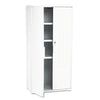 Iceberg Rough n Ready® Storage Cabinet, Three-Shelf, 33w x 18d x 66h, Platinum Office & All-Purpose Storage Cabinets - Office Ready