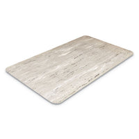 Crown Cushion-Step Marbleized Rubber Mat, 36 x 72, Gray Anti Fatigue Mats - Office Ready