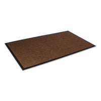 Crown Super-Soaker™ Wiper/Scraper Mat with Gripper Bottom, Polypropylene, 36 x 120, Dark Brown Wiper Mats - Office Ready