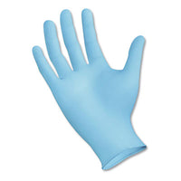 Boardwalk® Disposable Examination Nitrile Gloves, Medium, Blue, 5 mil, 100/Box Exam Gloves, Nitrile - Office Ready