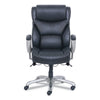 SertaPedic® Emerson Big & Tall Task Chair, Supports Up to 400 lb, 19.5" to 22.5" Seat Height, Black Seat/Back, Silver Base Big & Tall Office Chairs - Office Ready