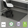 deflecto® Ergonomic Sit Stand Mat, 48 x 36, Black Anti Fatigue Mats - Office Ready