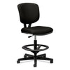 HON® Volt® Series Adjustable Task Stool, Supports Up to 275 lb, 22.88" to 32.38" Seat Height, Black Drafting & Task Stools - Office Ready
