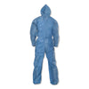 KleenGuard™ A20 Breathable Particle Protection Coveralls, Large, Blue, 24/Carton Coveralls - Office Ready