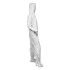 KleenGuard™ A40 Zipper Front Liquid and Particle Protection Coveralls, Ankle, Hood and Boot Coveralls, 3X-Large, White, 25/Carton Coveralls - Office Ready