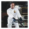 KleenGuard™ A40 Zipper Front Liquid and Particle Protection Coveralls, Elastic Wrists/Ankles, X-Large, White Coveralls - Office Ready