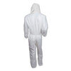 KleenGuard™ A20 Breathable Particle Protection Coveralls, Cuff and Ankles Hooded Coveralls, 4X-Large, White, 20/Carton Coveralls - Office Ready