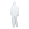 KleenGuard™ A40 Zipper Front Liquid and Particle Protection Coveralls, Large, White, 25/Carton Coveralls - Office Ready