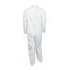 KleenGuard™ A40 Zipper Front Liquid and Particle Protection Coveralls, Elastic Wrists/Ankles, X-Large, White Coveralls - Office Ready