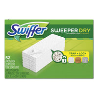 Swiffer® Dry Refill Cloths, White, 10.4