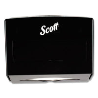 Scott® Scottfold™ Folded Towel Dispenser, 10.75 x 4.75 x 9, Black Multifold Towel Dispensers - Office Ready