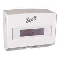 Scott® Scottfold™ Folded Towel Dispenser, 10.75 x 4.75 x 9, White Multifold Towel Dispensers - Office Ready