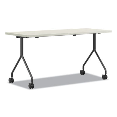 HON® Between Nested Multipurpose Tables, Rectangular, 60w x 24d x 29h, Silver Mesh/Loft Multiuse Folding & Nesting Tables - Office Ready