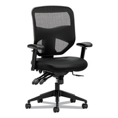 HON® Prominent™ Mesh High-Back Task Chair, Supports Up to 250 lb, 17" to 21" Seat Height, Black