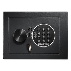 Sentry® Safe Electronic Security Safe, 0.14 cu ft, 9w x 6.6d x 6.6h, Black