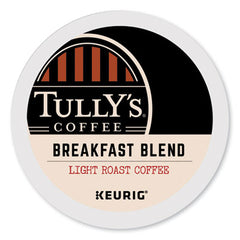 Tully's Coffee® Breakfast Blend Coffee K-Cups®, 96/Carton