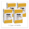 GOJO® NATURAL ORANGE™ Smooth Hand Cleaner, Refill for GOJO PRO TDX Push-Style Dispenser, Citrus Scent, 2,000 mL, 4/Carton Lotion Soap Refills - Office Ready