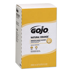 GOJO® NATURAL ORANGE™ Smooth Hand Cleaner, Refill for GOJO PRO TDX Push-Style Dispenser, Citrus Scent, 2,000 mL, 4/Carton