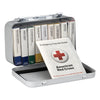 First Aid Only™ ANSI-Compliant First Aid Kit, 65 Pieces, OSHA/ANSI, Metal Case Commercial First Aid Kits - Office Ready