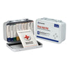 First Aid Only™ ANSI-Compliant First Aid Kit, 65 Pieces, OSHA/ANSI, Metal Case Commercial First Aid Kits - Office Ready