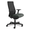 HON® Ignition® Series Mesh Mid-Back Work Chair, Supports Up to 300 lb, 17.5" to 22" Seat Height, Iron Ore Seat, Black Back/Base Office Chairs - Office Ready