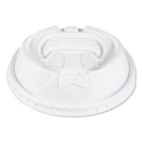 Dart® Optima Reclosable Lids for Hot Paper Cups, Fits 10 oz to 24 oz Hot Cups, Plastic, White, 1,000/Carton Hot Cup Lids - Office Ready