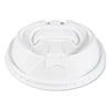 Dart® Optima Reclosable Lids for Hot Paper Cups, Fits 10 oz to 24 oz Hot Cups, Plastic, White, 1,000/Carton Hot Cup Lids - Office Ready