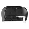 Tork® High Capacity Bath Tissue Roll Dispenser for OptiCore®, 16.62 x 5.25 x 9.93, Black High Capacity Roll Toilet Paper Dispensers - Office Ready