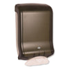 Tork® Folded Towel Dispenser, 11.75 x 6.25 x 18, Smoke Multifold Towel Dispensers - Office Ready