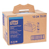 Tork® Industrial Paper Wiper, 4-Ply, 12.8 x 16.5, Unscented, Blue, 180/Carton Disposable Dry Wipes - Office Ready