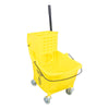 Impact® Side-Press Wringer and Plastic Bucket Combo, 12 to 32 oz, Yellow Bucket/Wringer Combos - Office Ready