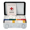 First Aid Only™ Unitized ANSI 2015 Compliant First Aid Kit, 84 Pieces, Metal Case Commercial First Aid Kits - Office Ready