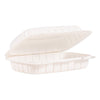 Dart® Hinged Lid Containers, Hoagie Container, 6.5 x 9 x 2.8, White, Plastic, 200/Carton Takeout Food Containers - Office Ready