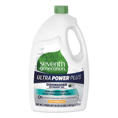 Seventh Generation® Natural Automatic Dishwasher Gel, Ultra Power Plus, Fresh Citrus, 65 oz Bottle, 6/CT