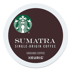 Starbucks® Sumatra Coffee K-Cups®, Sumatra, 0.4 oz K-Cup, 96/Box