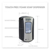 GOJO® LTX-12™ Touch-Free Dispenser, 1,200 mL, 5.75 x 3.33 x 10.5, Brushed Chrome/Black Foam Soap Dispensers, Automatic - Office Ready