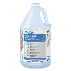 Maxim® Oven-N-Grill Alkali Degreaser RTU, Citrus Scent, , 1 gal Bottle, 4/Carton