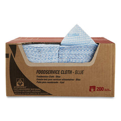 WypAll® Foodservice Cloths, 12.5 x 23.5, Blue, 200/Carton