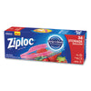 Ziploc® Double Zipper Storage Bags, Triple System Seal, Gallon, 10.56" x 10.75", Clear, 38 Bags/Box, 9 Boxes/Carton Consumer Slider/Zip Food-Storage Bags - Office Ready
