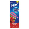 Ziploc® Double Zipper Storage Bags, Triple System Seal, Gallon, 10.56" x 10.75", Clear, 38/Box Consumer Slider/Zip Food-Storage Bags - Office Ready