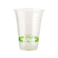 World Centric® PLA Clear Cold Cups, 16 oz, Clear, 1,000/Carton Cold Drink Cups, PLA - Office Ready