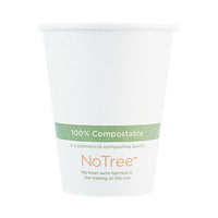 World Centric® NoTree Paper Hot Cups, 8 oz, Natural, 1,000/Carton Hot Drink Cups - Office Ready