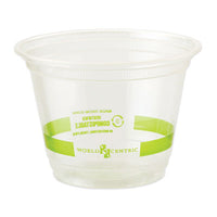 World Centric® PLA Clear Cold Cups, 9 oz, Plastic, Clear, 1,000/Carton Cold Drink Cups - Office Ready