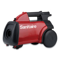 Sanitaire® EXTEND™ Canister Vacuum SC3683D, 10 A Current, Red Canister Vacuum Cleaners - Office Ready