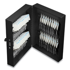 Honeywell 40 Slot Key Box with Combination Lock, Steel, Black, 4 x 7.8 x 11.5