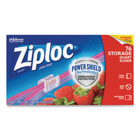 Ziploc® Slider Storage Bags, Quart, 5.88