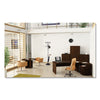 Alba™ Chromy Coat Stand, 12 Knobs, 16w x 16d x 70.5h, Chrome/Black Garment Trees & Stands - Office Ready