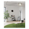 Alba™ Triangular Umbrella Stand, Steel, 10.25w x 10.25d x 23.67h, Silver/Black Cane & Umbrella Stands - Office Ready